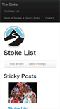 Mobile Screenshot of list.thestoke.ca